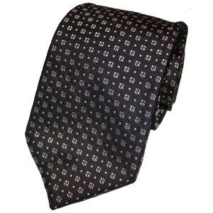 Ermenegildo Zegna Couture Brown Tie 3.5" x 58"